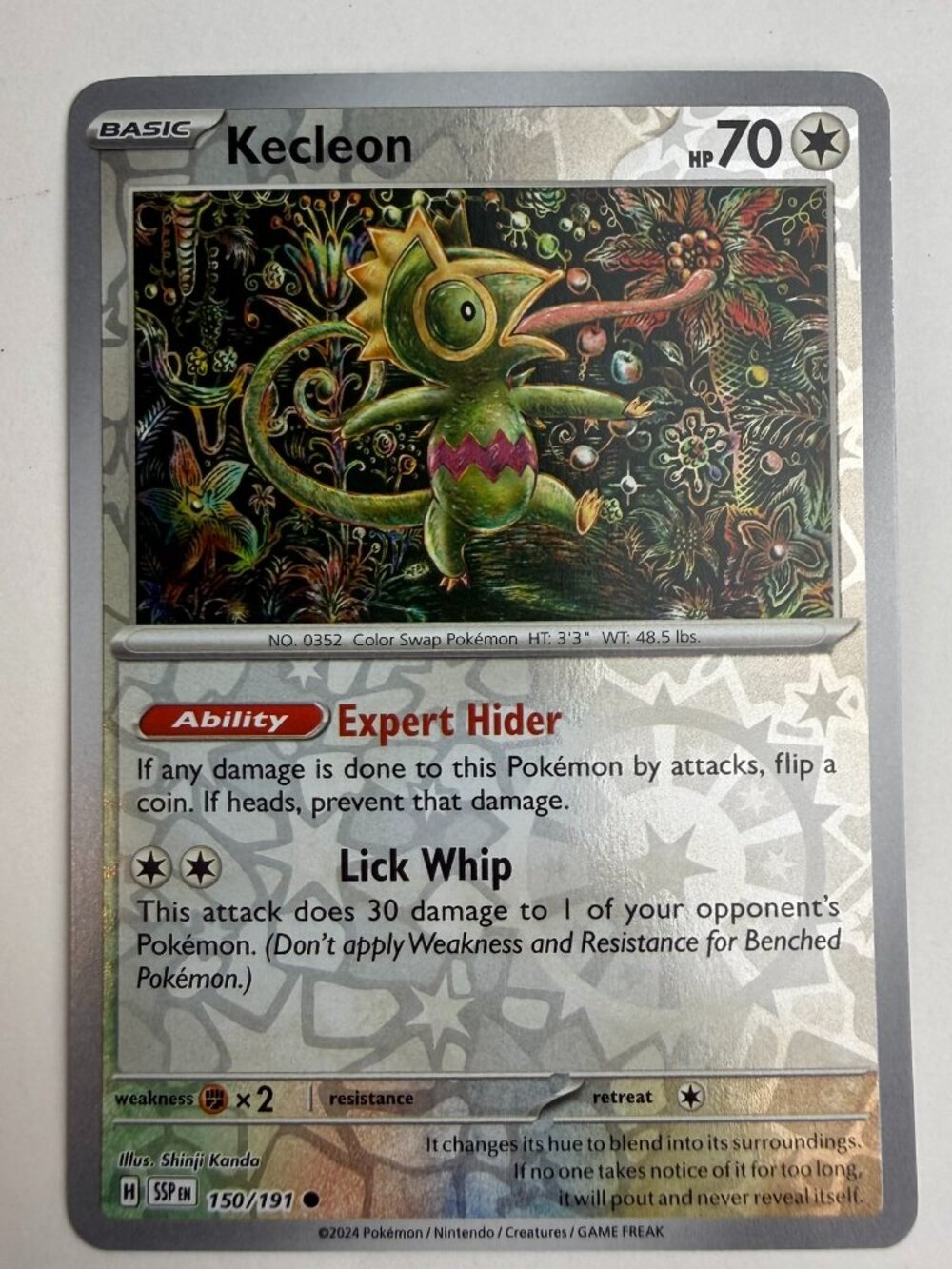 Pokemon TCG - Kecleon - 150/191 - Surging Sparks - Reverse Holo
